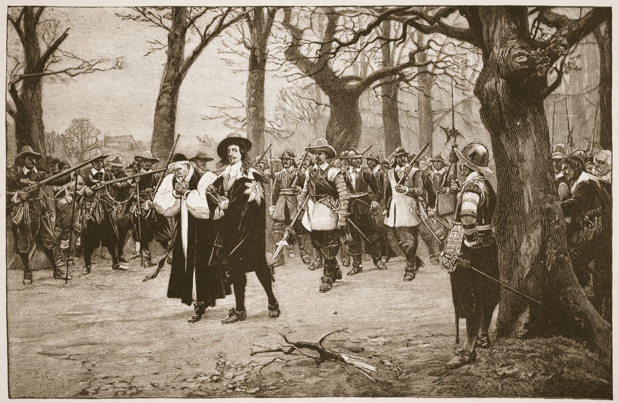 Carlos I camino a la ejecución, ilustración de 