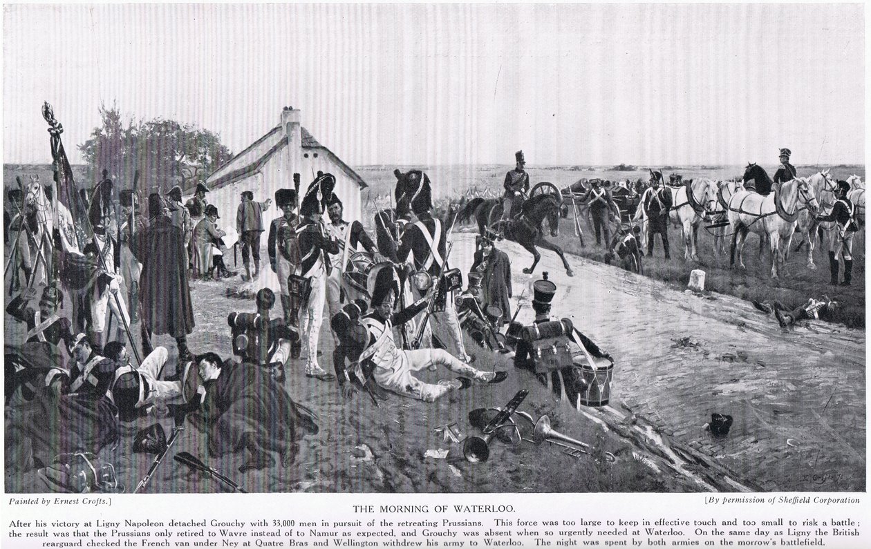 La mañana de Waterloo, ilustración de 