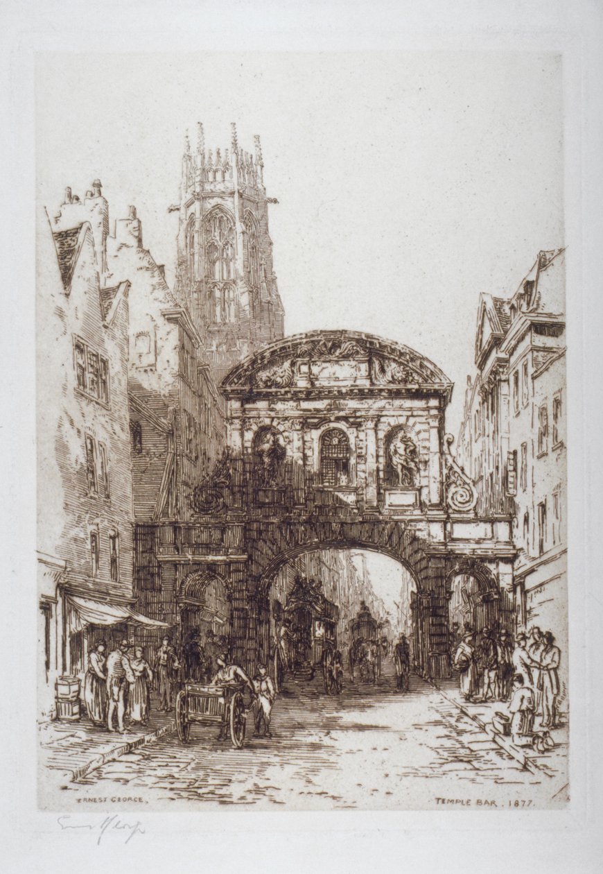 Temple Bar, Londres de Ernest George