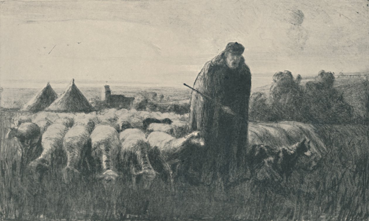 El pastor de Picardía, 1919 de Ernest George Beach
