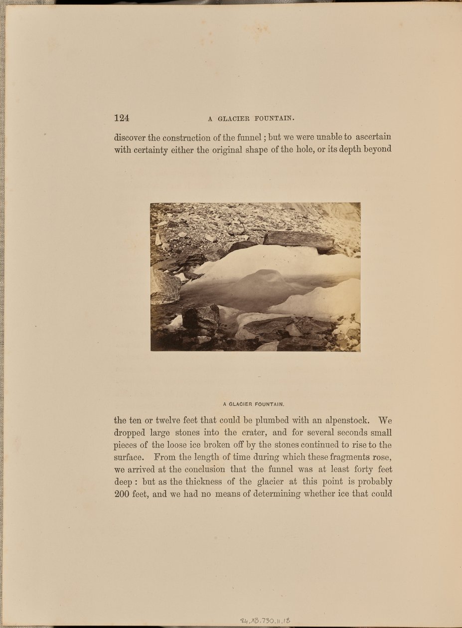 Una fuente glaciar de Ernest H. Edwards