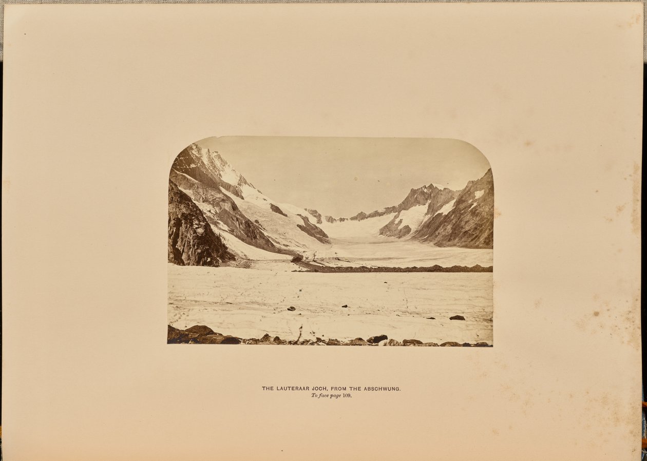 El Lauteraar Joch de la bajada de Ernest H. Edwards