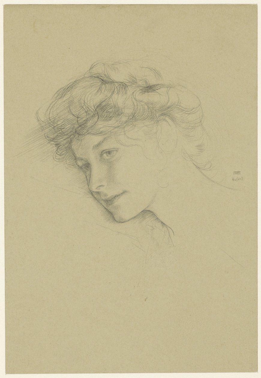 Retrato de una mujer joven de Ernest Haskell