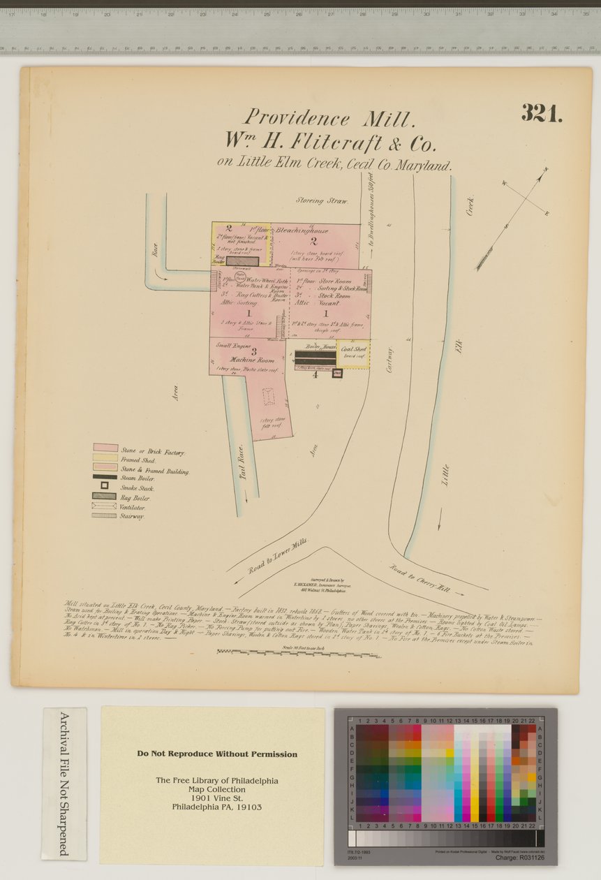 Molino Providence, Little Elk Creek, Maryland, Encuestas Generales de Hexamer de Ernest Hexamer