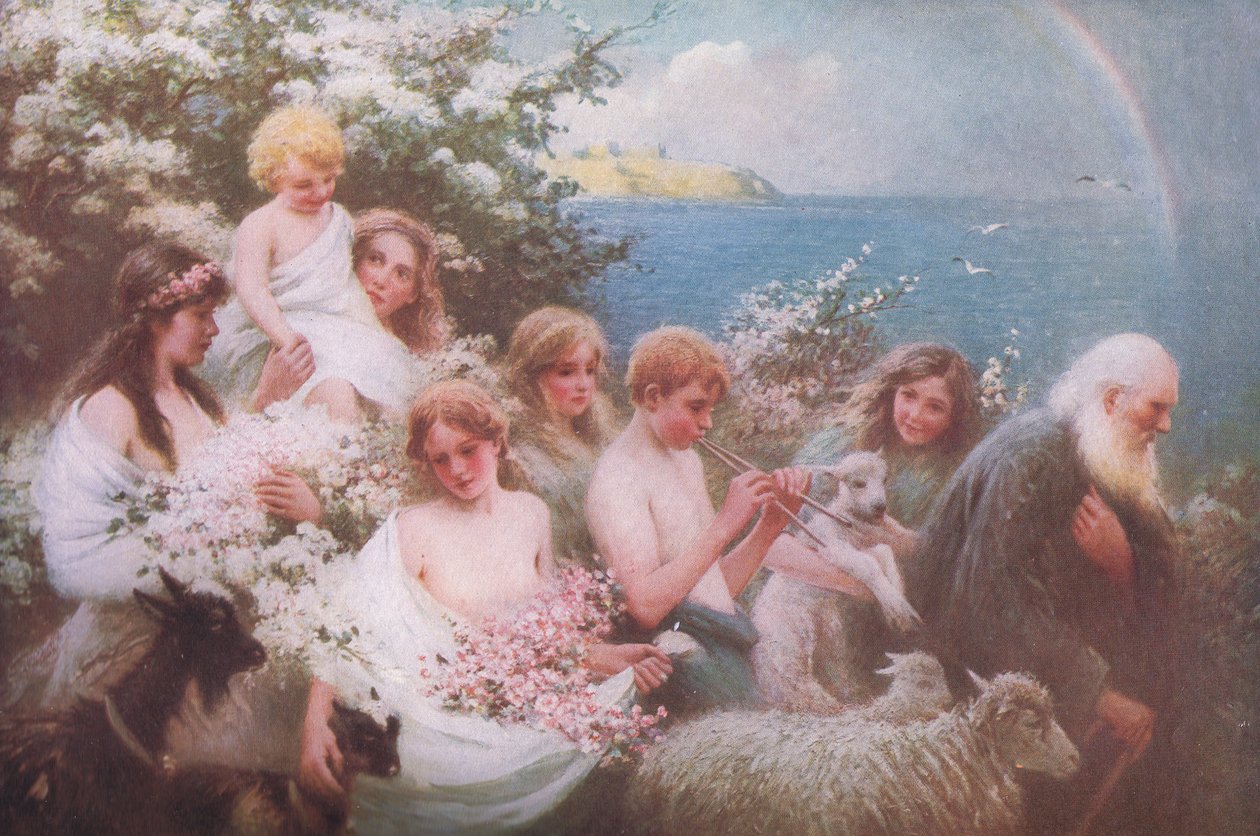 Primavera después del invierno, Bibbys Annual de Ernest Higgins Rigg