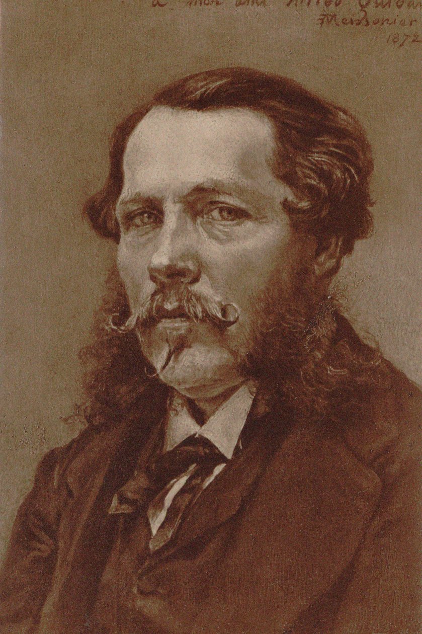 Retrato del pianista y compositor Alfred Quidant 1815-1893, 1872 de Jean Louis Ernest Meissonier