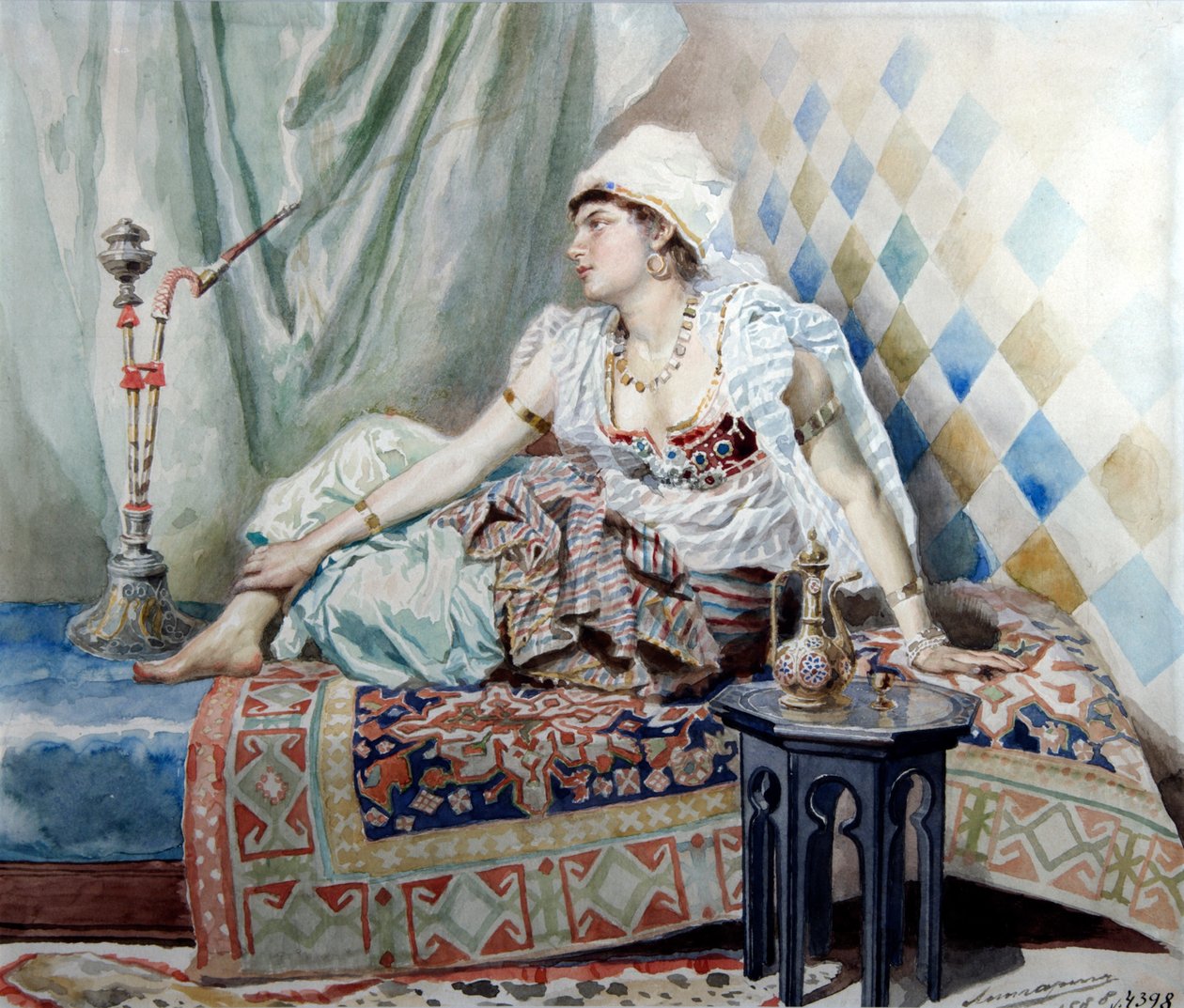 Una odalisca de Ernest Karlovich Liphart