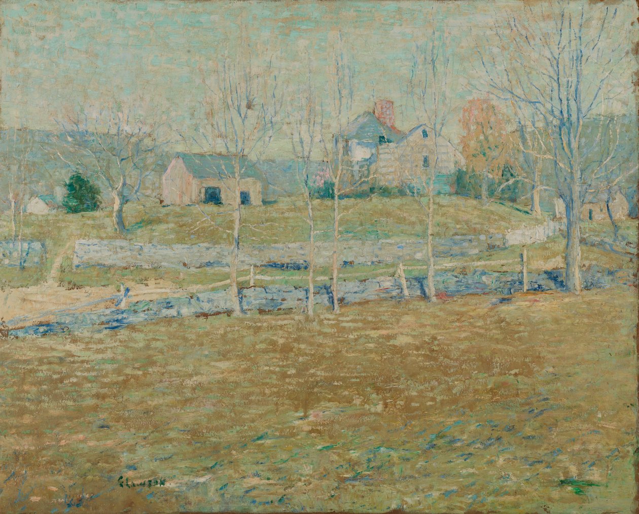 Una Granja Abandonada de Ernest Lawson
