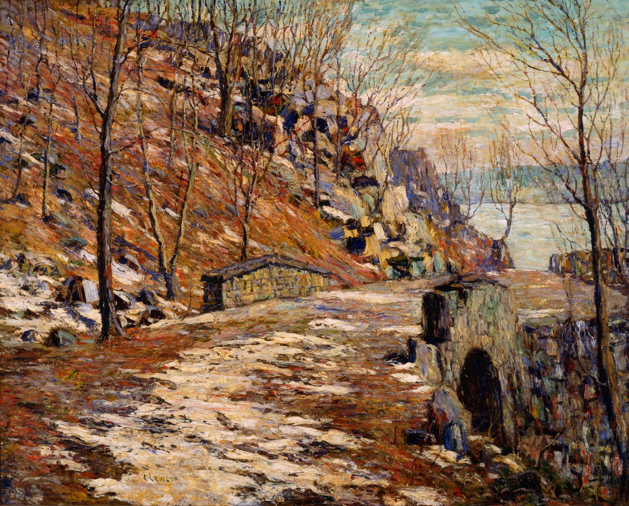 Camino por las Palisades de Ernest Lawson
