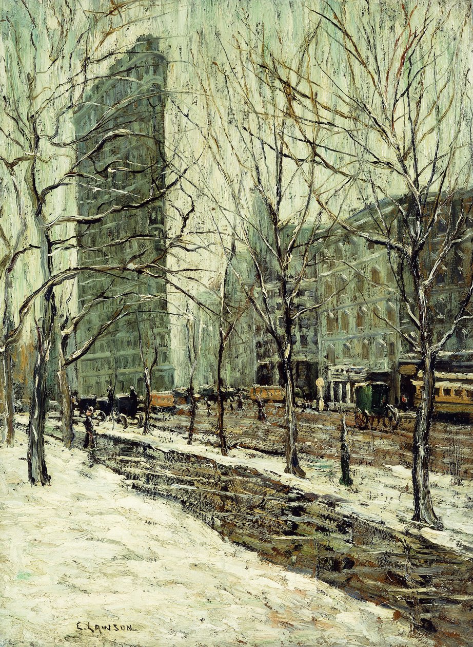 El edificio Flatiron de Ernest Lawson