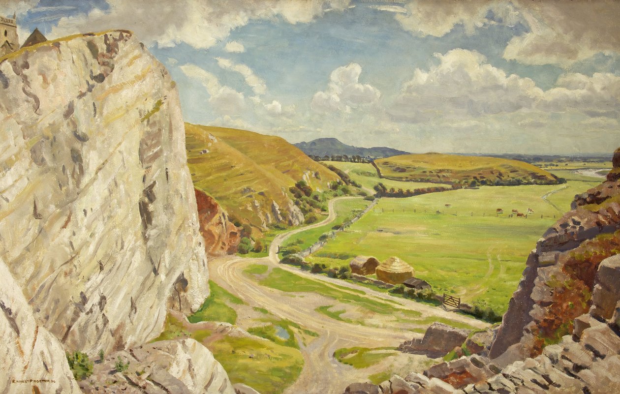 Cuesta arriba desde el norte de Ernest Procter