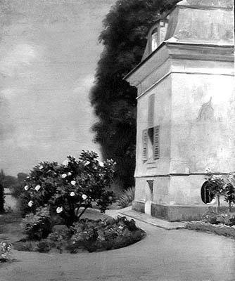 El jardín y la casa en Queue-en-Brie de Ernest Rouart