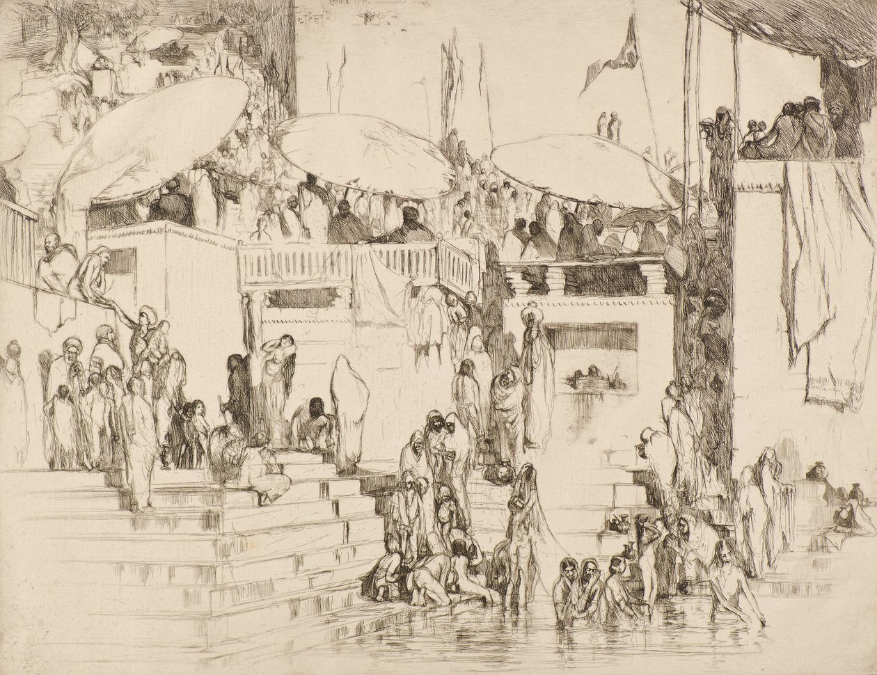 Los bañistas de Ernest Stephen Lumsden