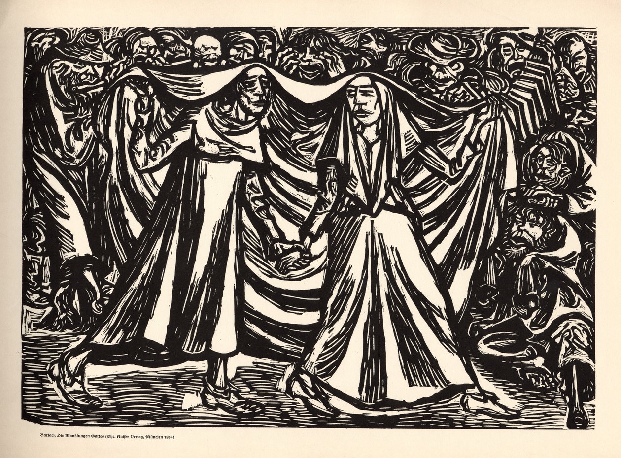 Las transformaciones de Dios - 4 - Danza de la muerte de Ernst Barlach
