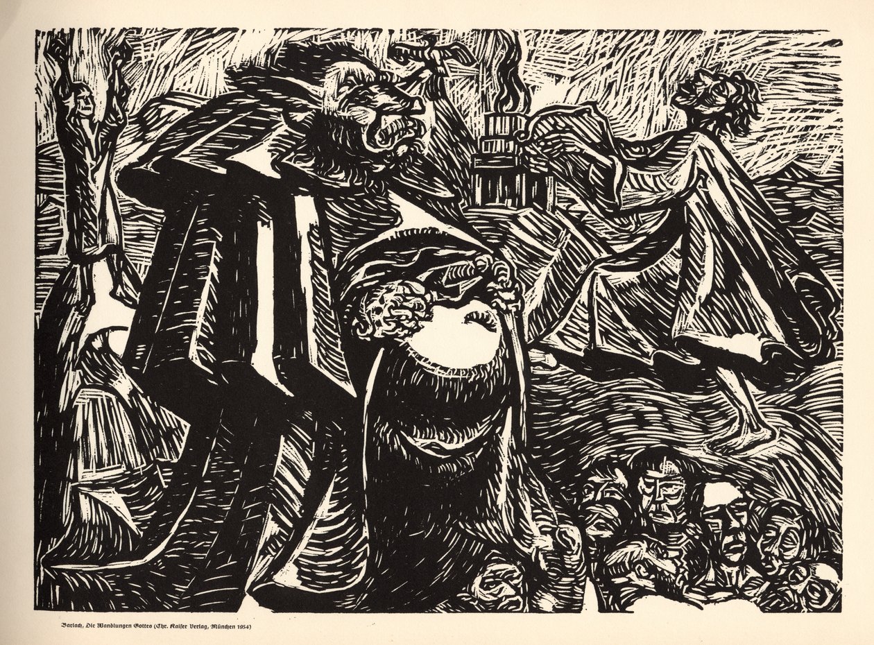 Las transformaciones de Dios - 5 - Dios vientre de Ernst Barlach