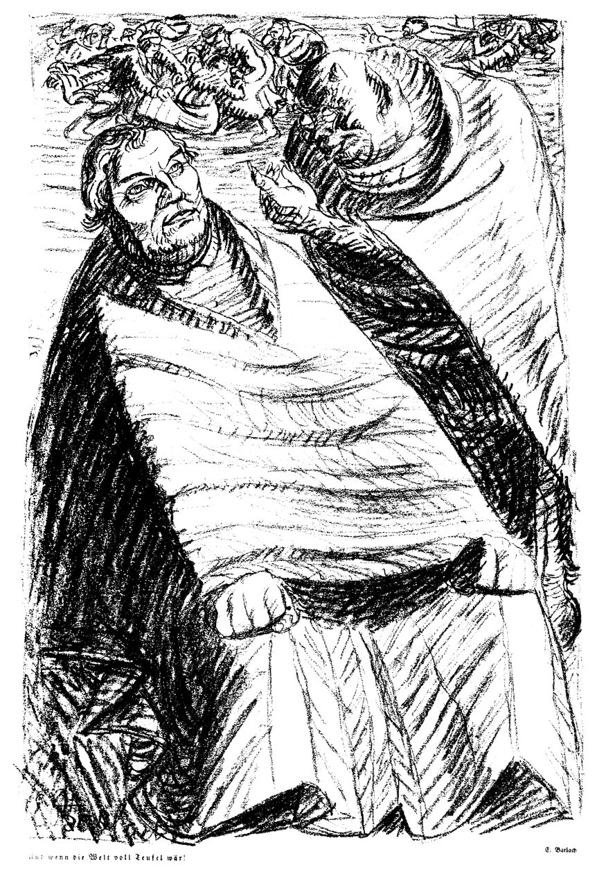 ¡Y si el mundo estuviera lleno de demonios! de Ernst Barlach