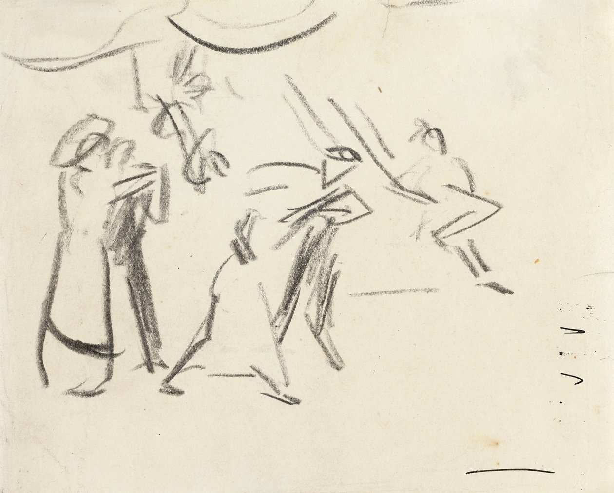 Escena de baile en el Eldorado de Ernst Ludwig Kirchner