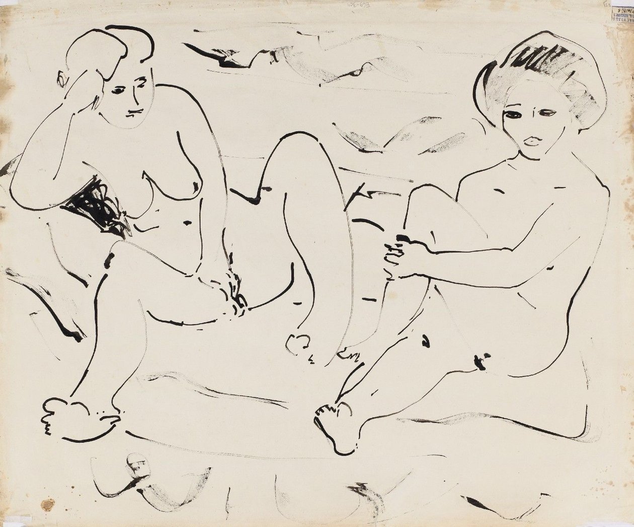 Desnudo (verso) de Ernst Ludwig Kirchner