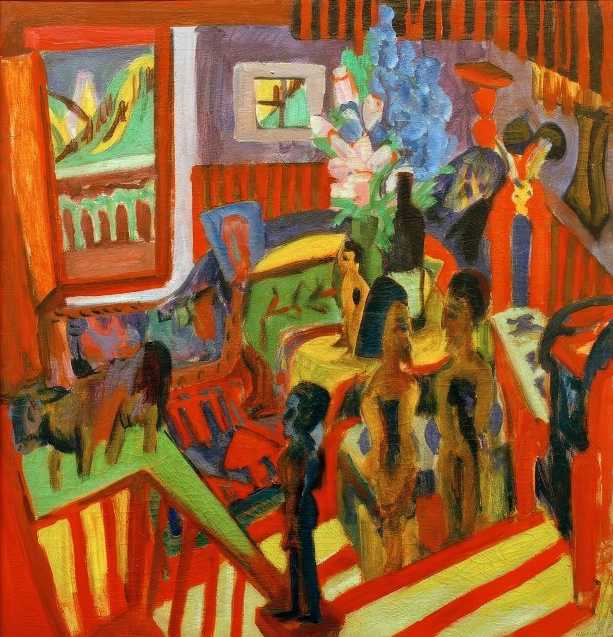 Rincón del taller de Ernst Ludwig Kirchner