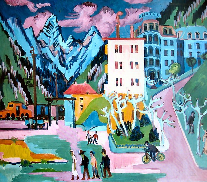 Estación de Davos de Ernst Ludwig Kirchner