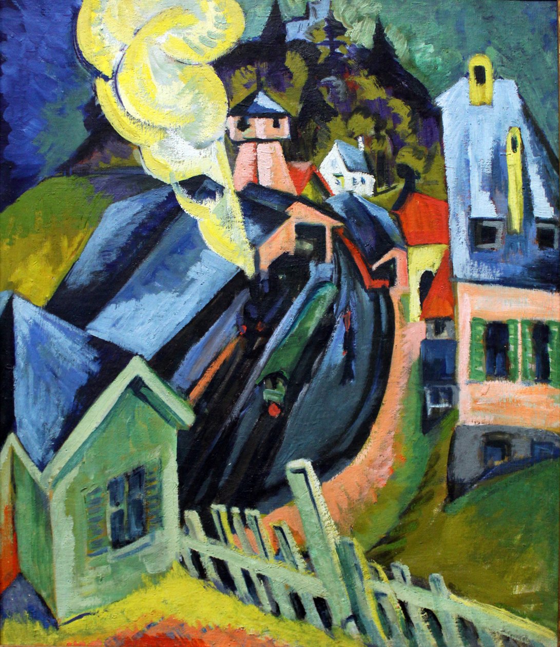 Estación de tren de Königstein de Ernst Ludwig Kirchner