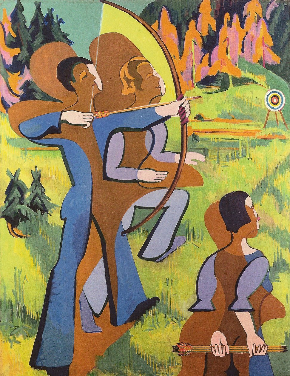 Arqueros de Ernst Ludwig Kirchner