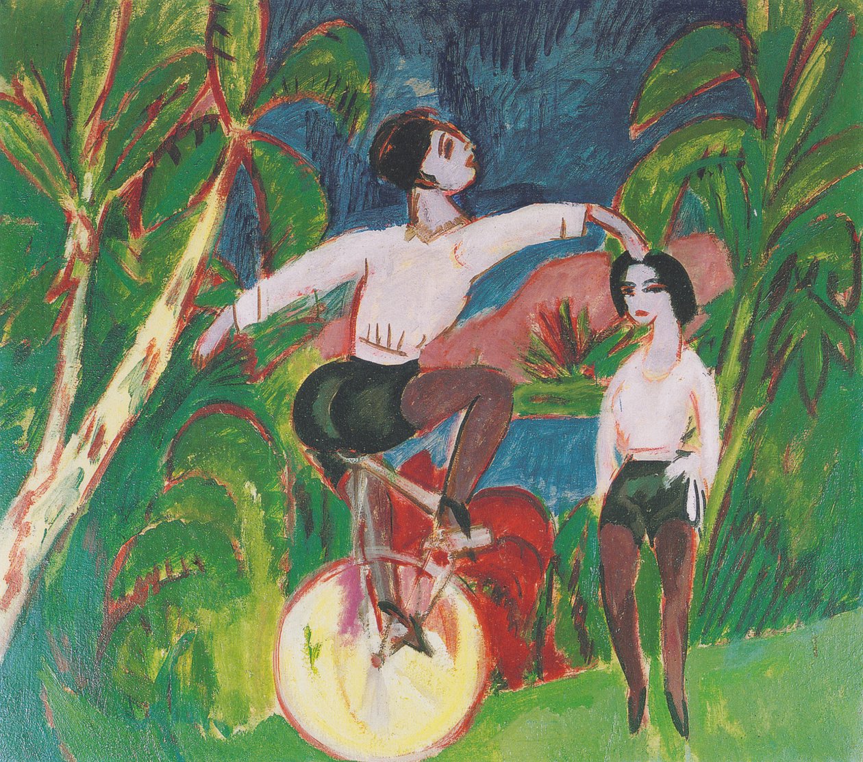 El Monociclista de Ernst Ludwig Kirchner