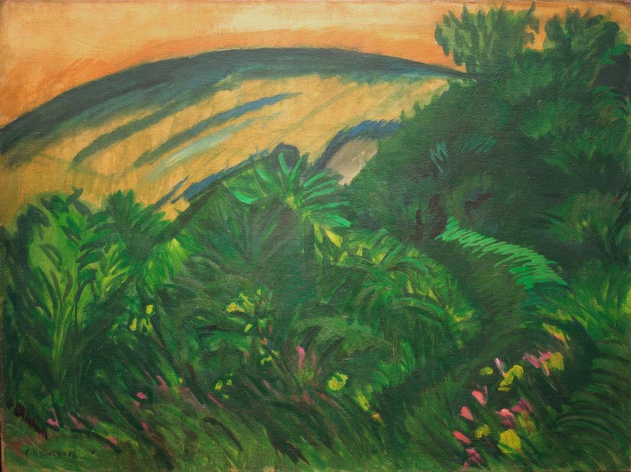 Dunas y mar de Ernst Ludwig Kirchner