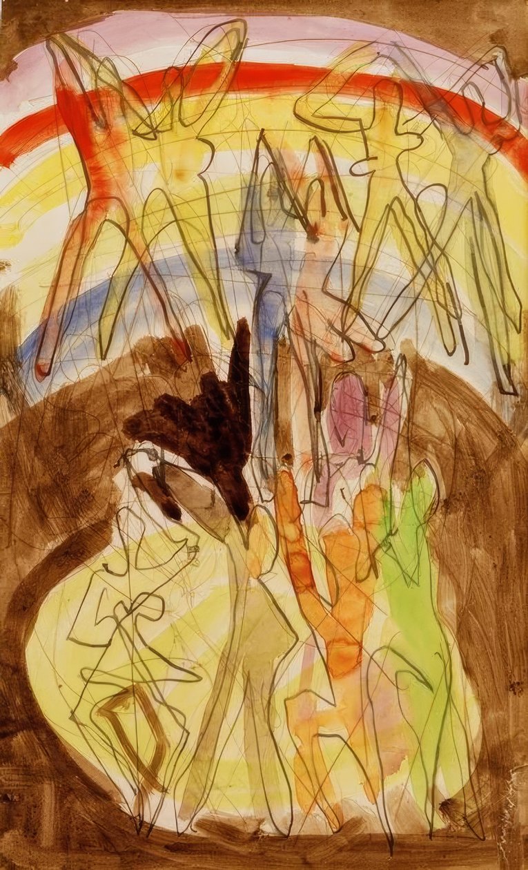 Danza de colores de Ernst Ludwig Kirchner