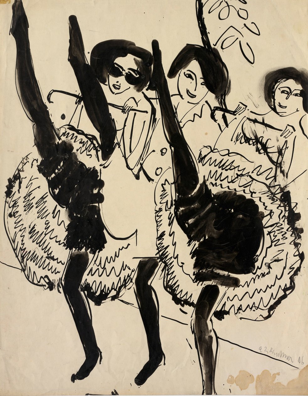 Bailarines GUGG de Ernst Ludwig Kirchner