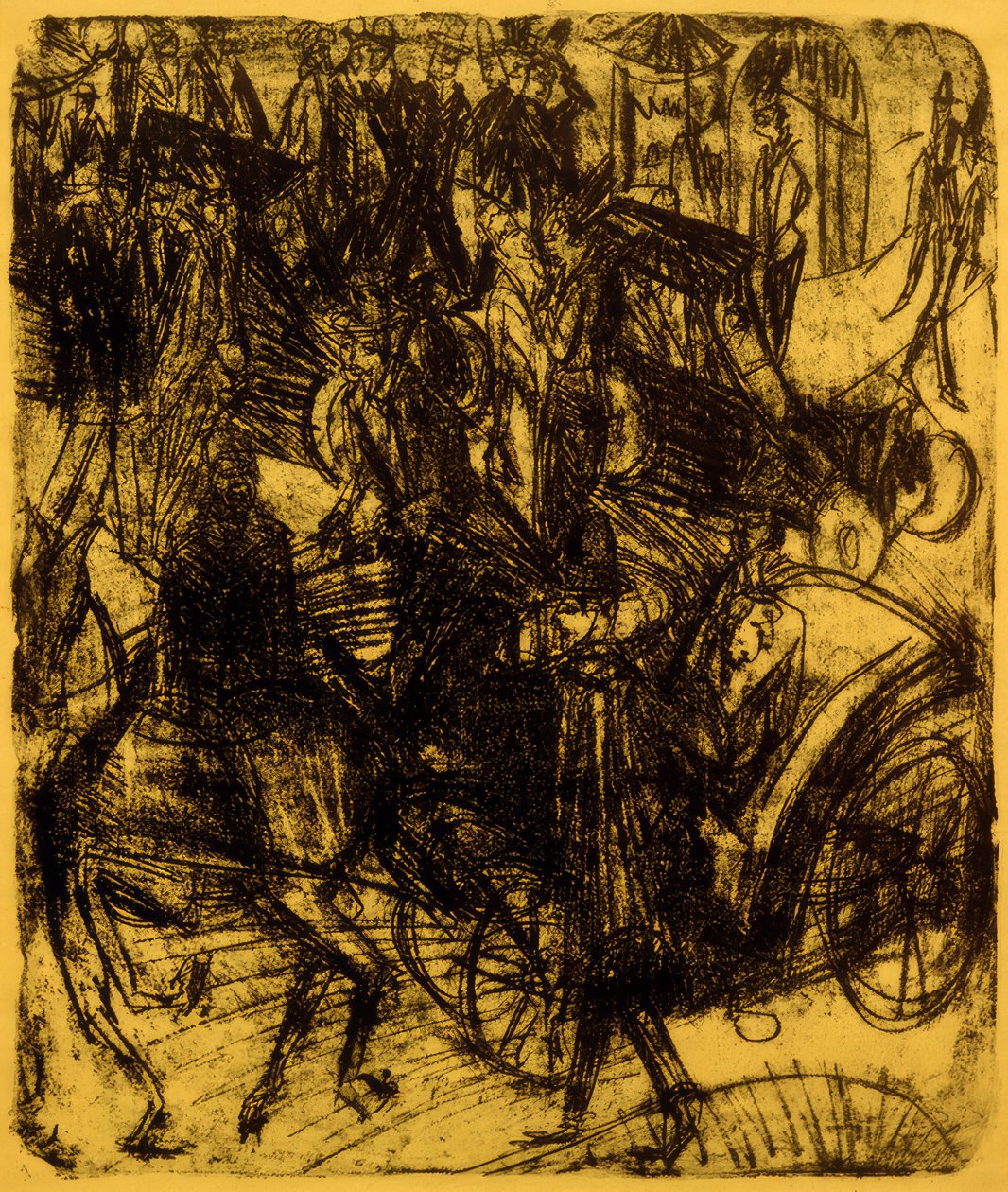 Calle de Leipzig, cruce de Ernst Ludwig Kirchner