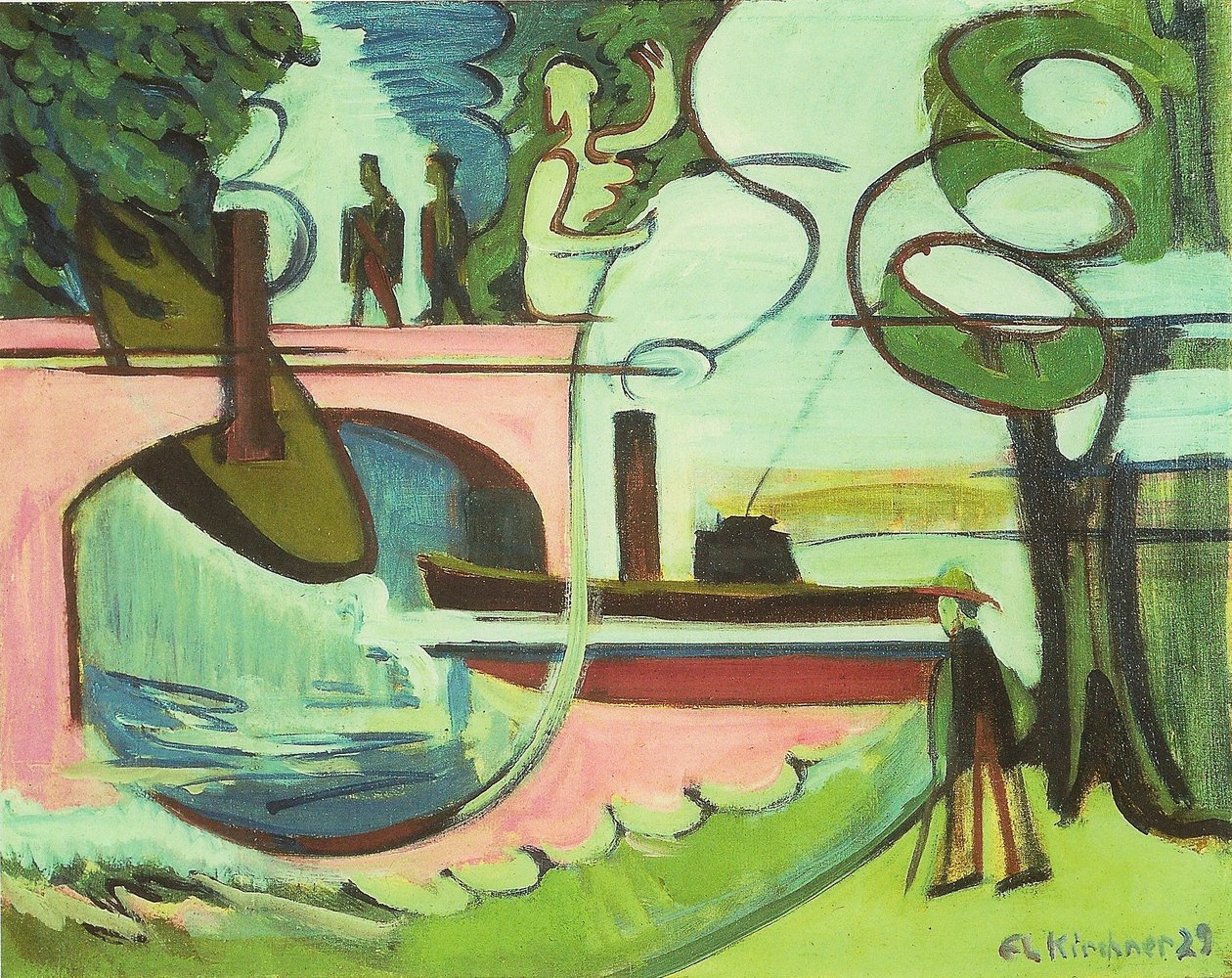 Lützow-Ufer por la mañana de Ernst Ludwig Kirchner
