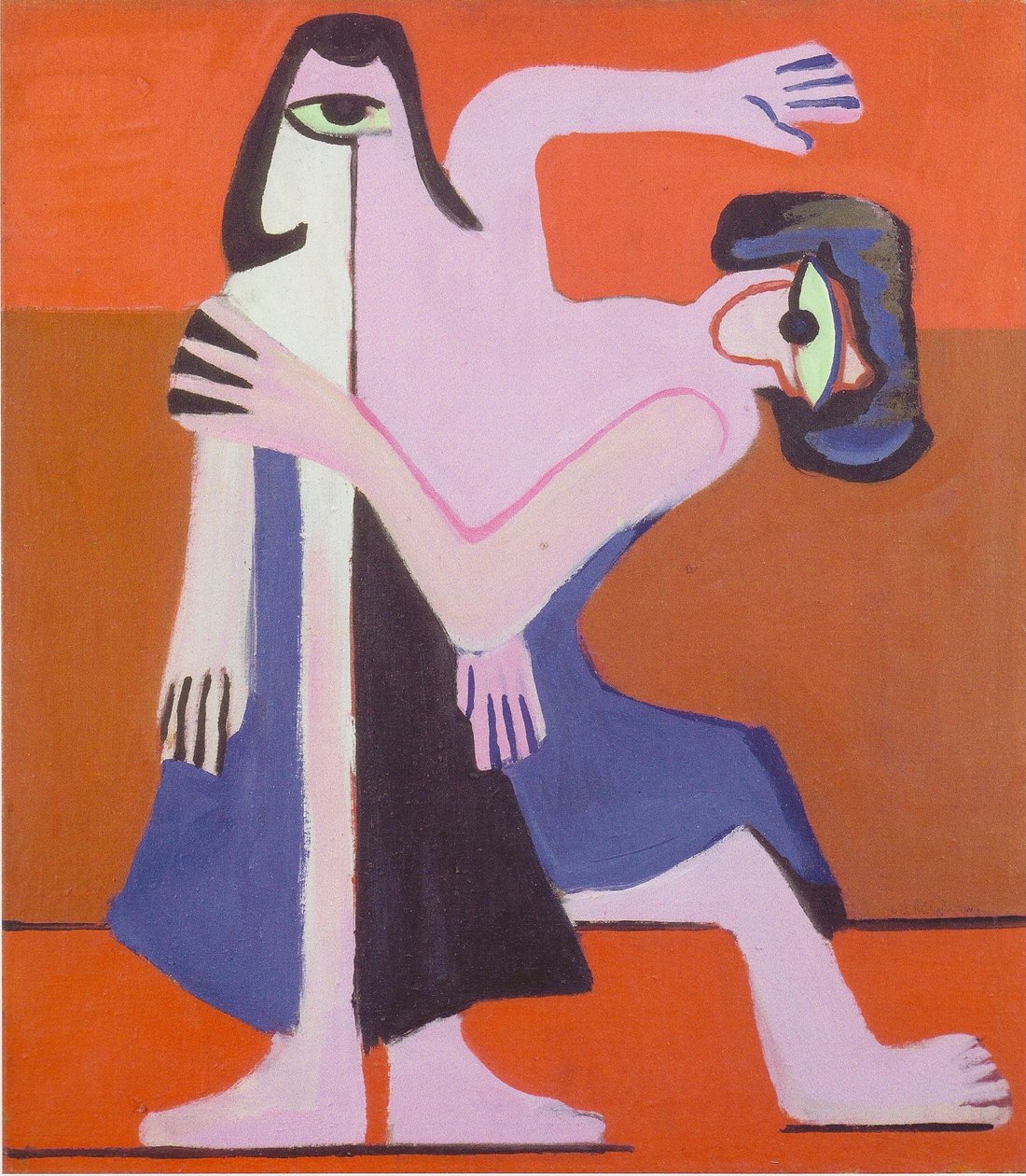 Danza de máscaras de Ernst Ludwig Kirchner
