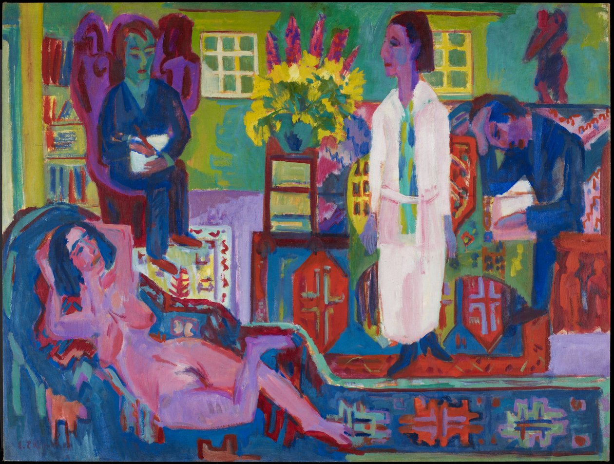 Bohemia moderna, 1924 de Ernst Ludwig Kirchner