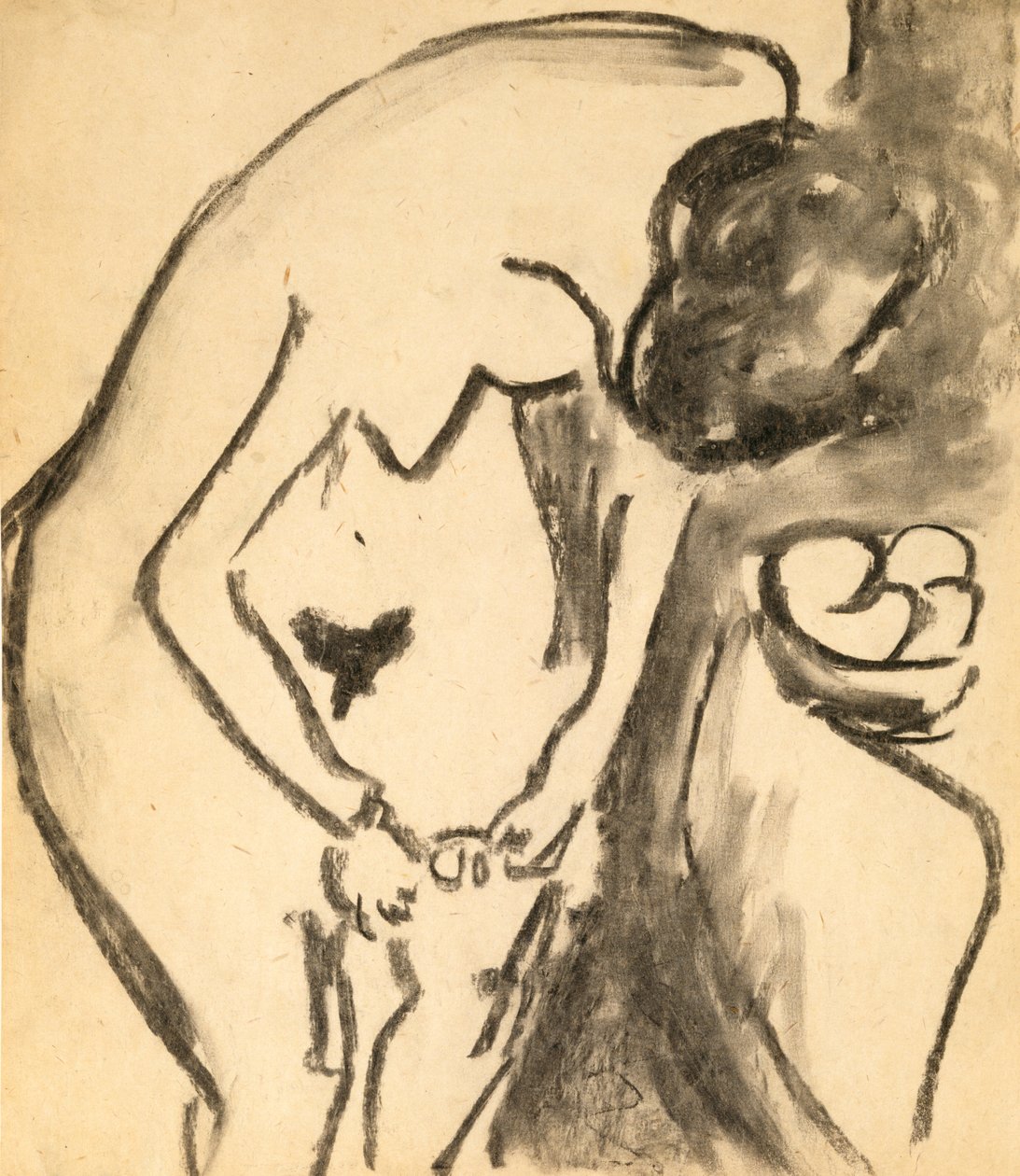 Desnudo, 1909 de Ernst Ludwig Kirchner