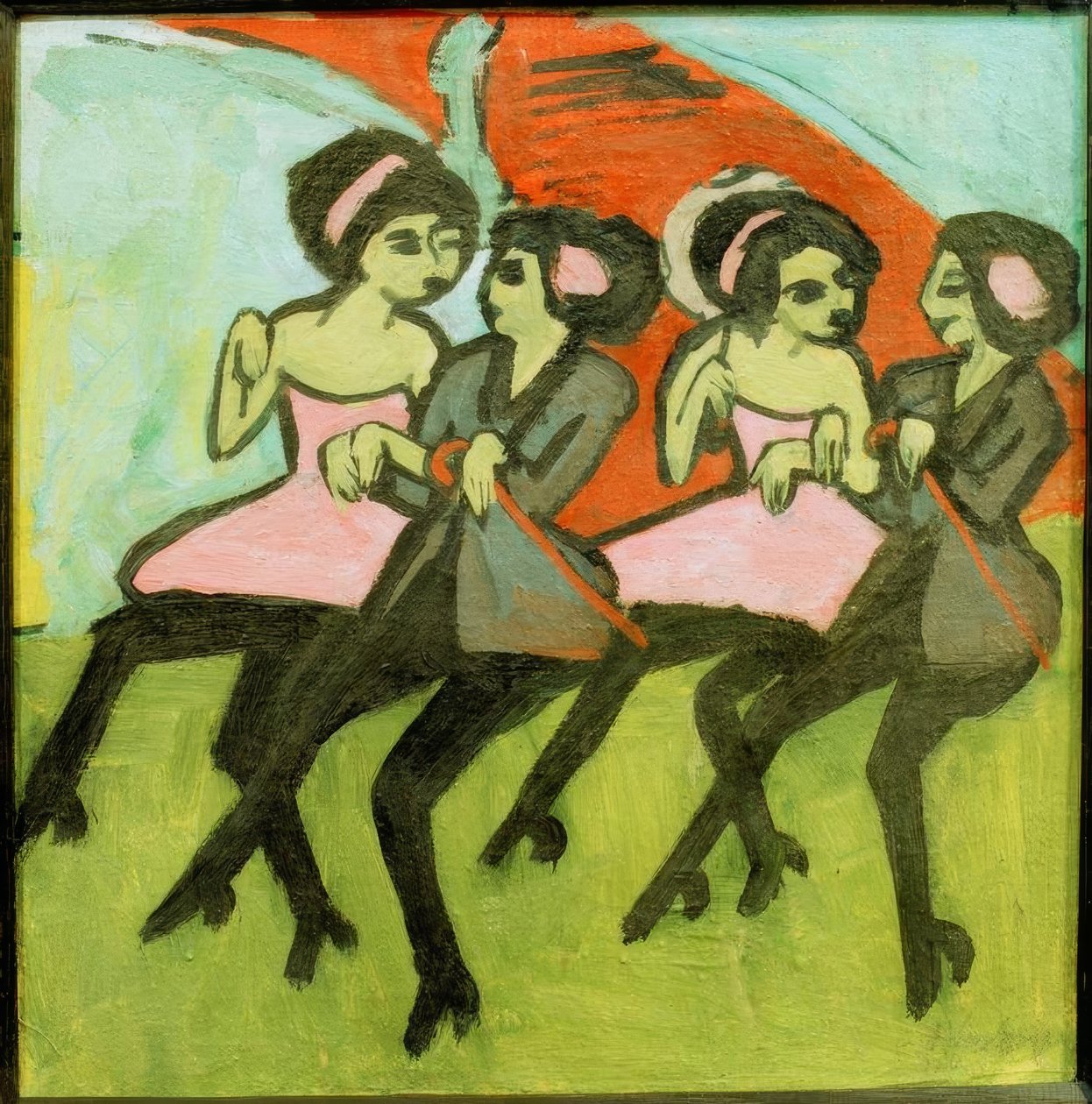 Bailarinas de Panamá de Ernst Ludwig Kirchner