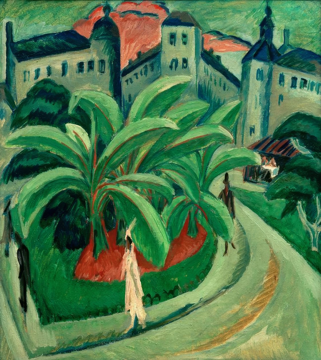 Plaza en Halle de Ernst Ludwig Kirchner