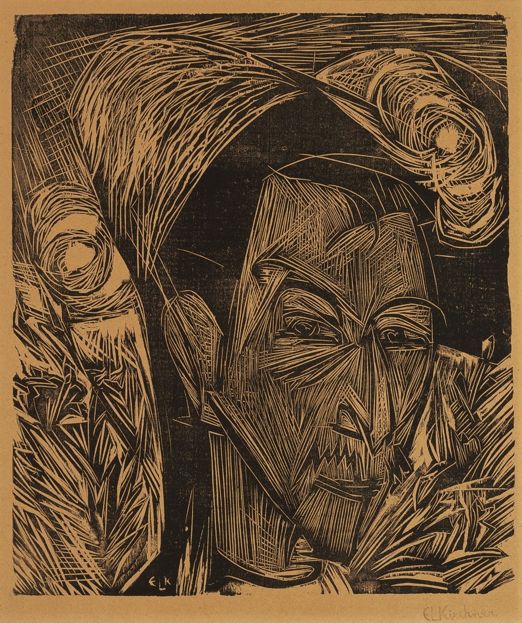 Retrato de David Müller de Ernst Ludwig Kirchner
