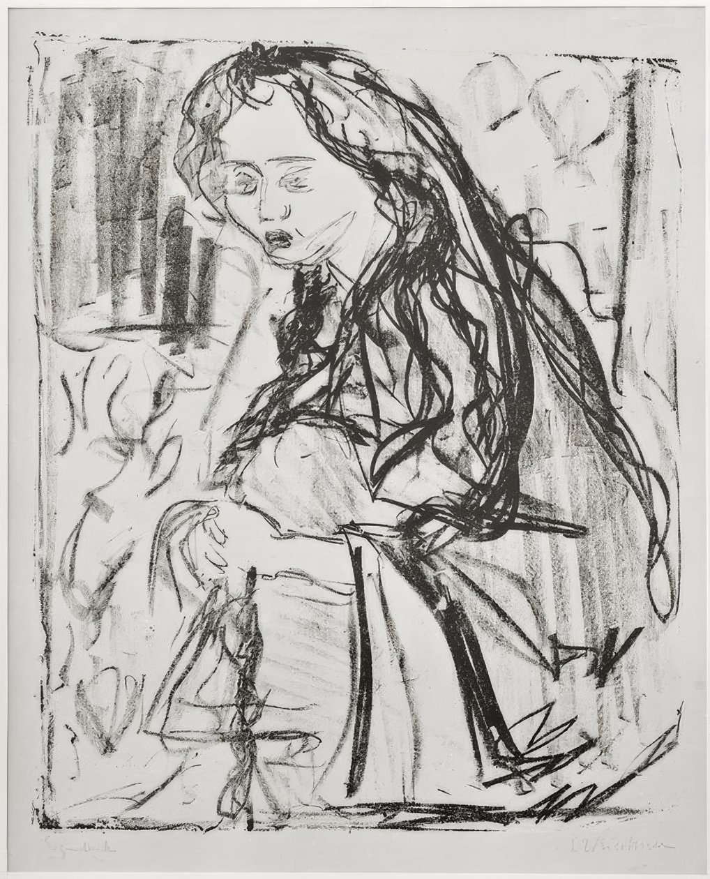 Ruth en un sueño de morfina de Ernst Ludwig Kirchner