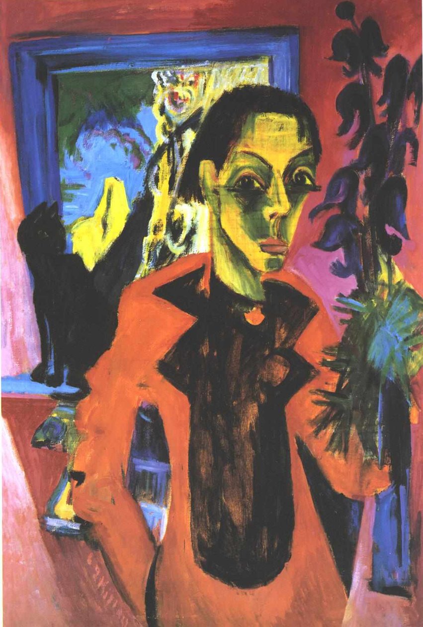Autorretrato con Sombra de Ernst Ludwig Kirchner