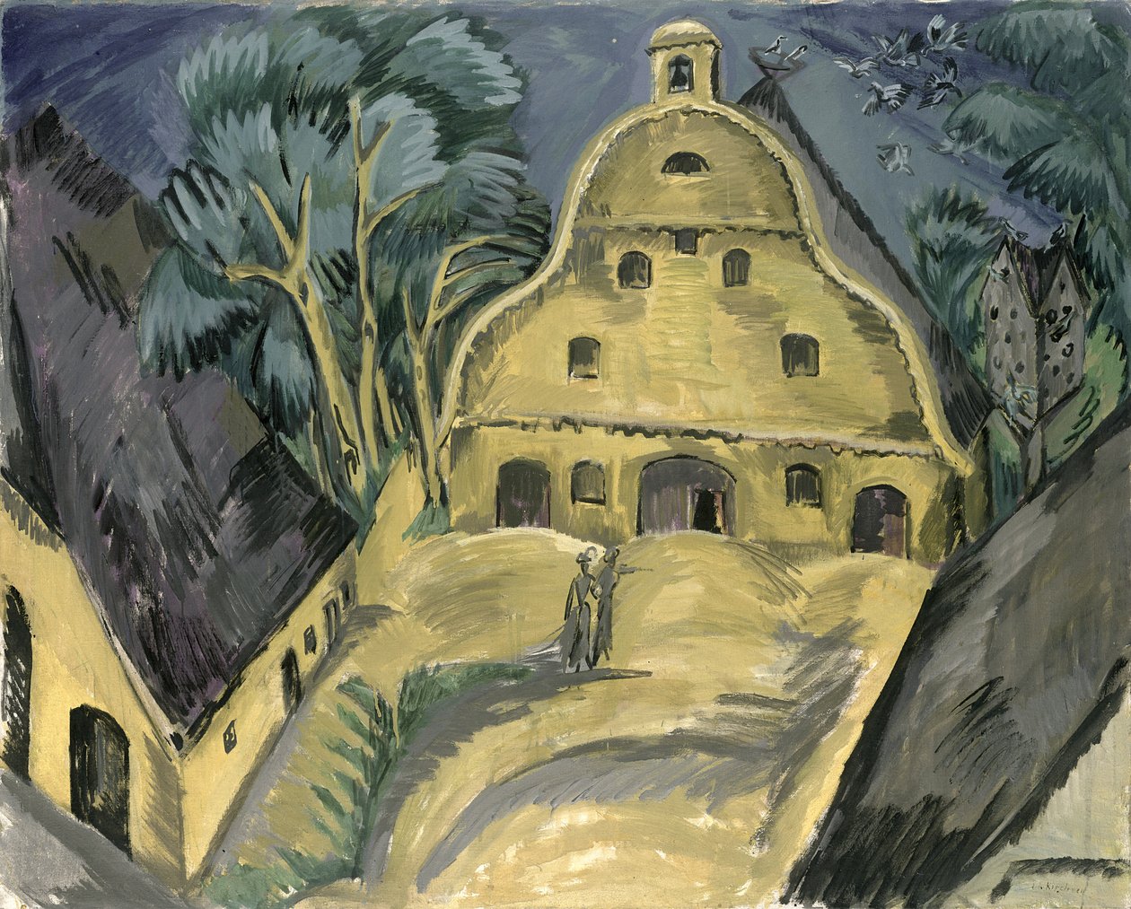 Granja Staberhof en Fehmarn I, 1913 de Ernst Ludwig Kirchner