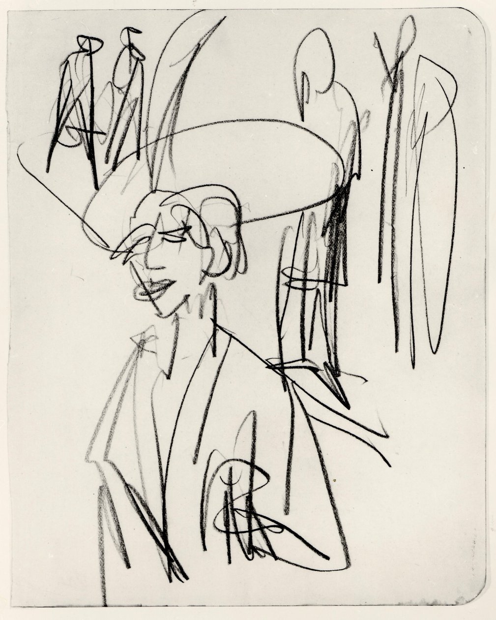Estudio para la cocotte roja de Ernst Ludwig Kirchner