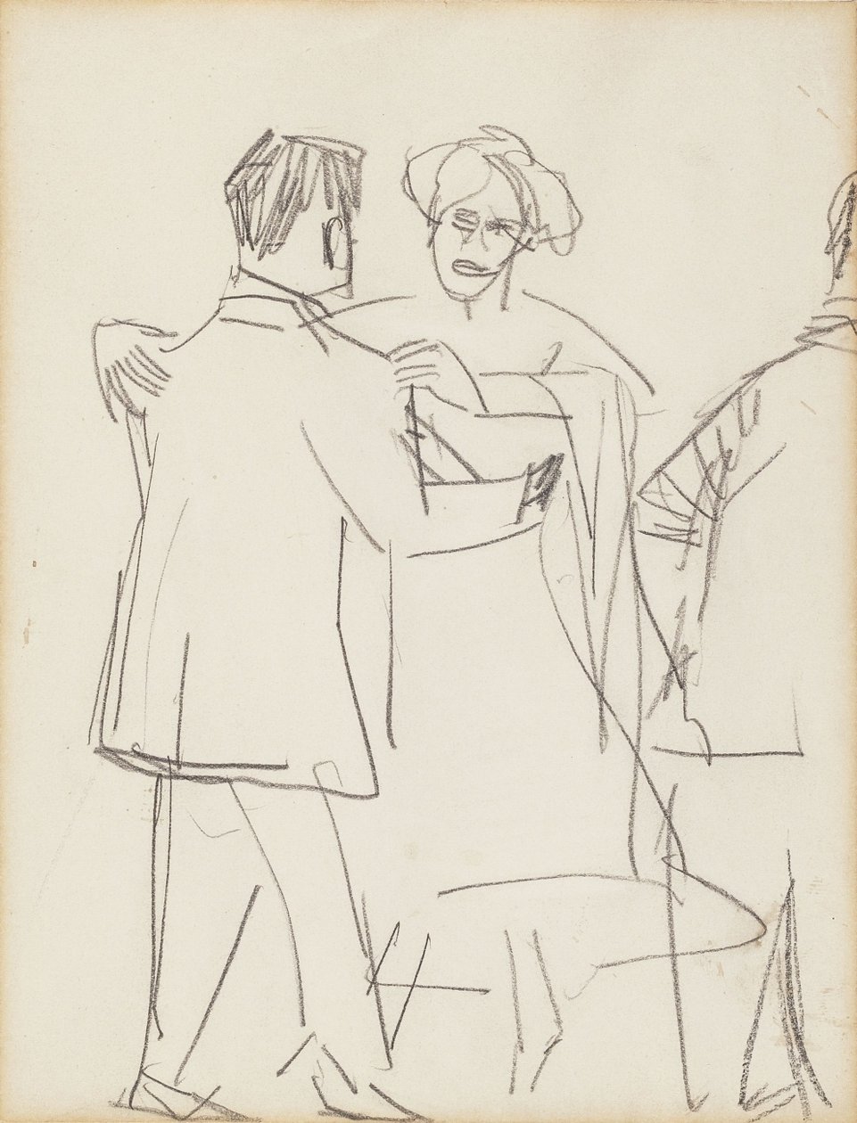 Pareja bailando de Ernst Ludwig Kirchner