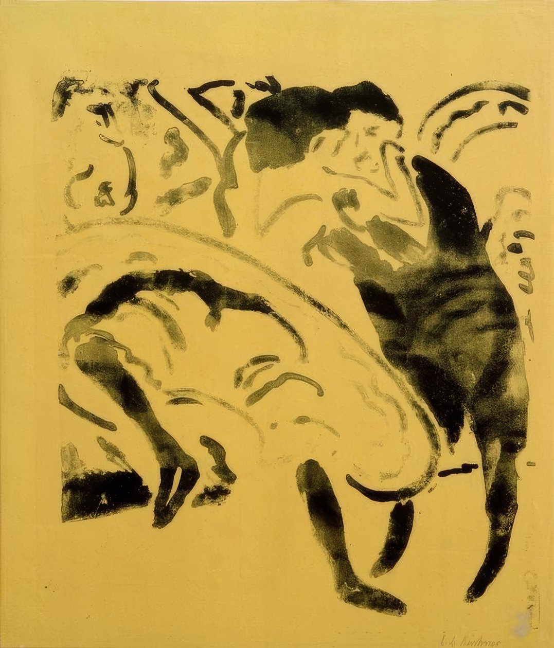 Pareja de baile de Ernst Ludwig Kirchner