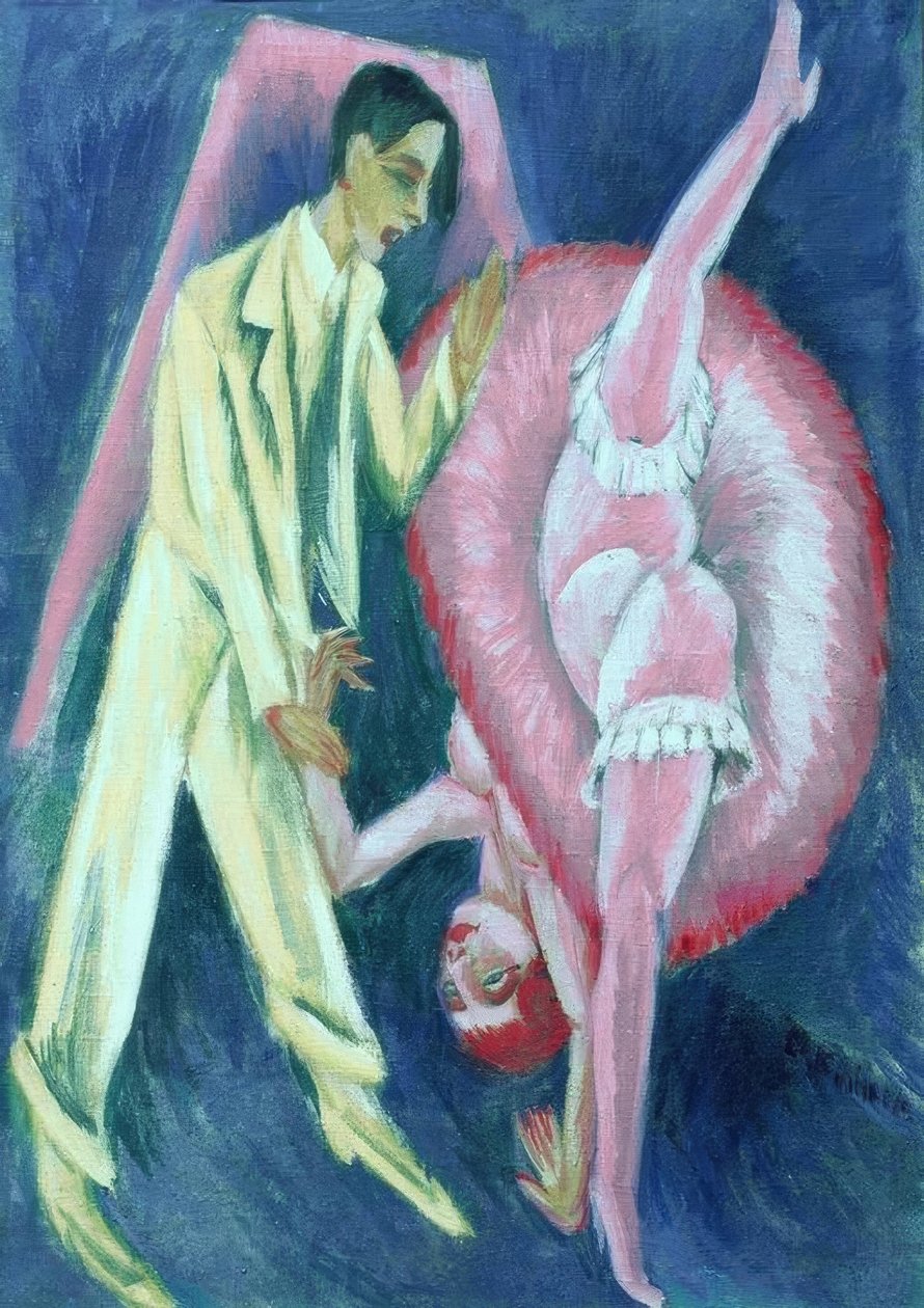 Pareja de baile de Ernst Ludwig Kirchner