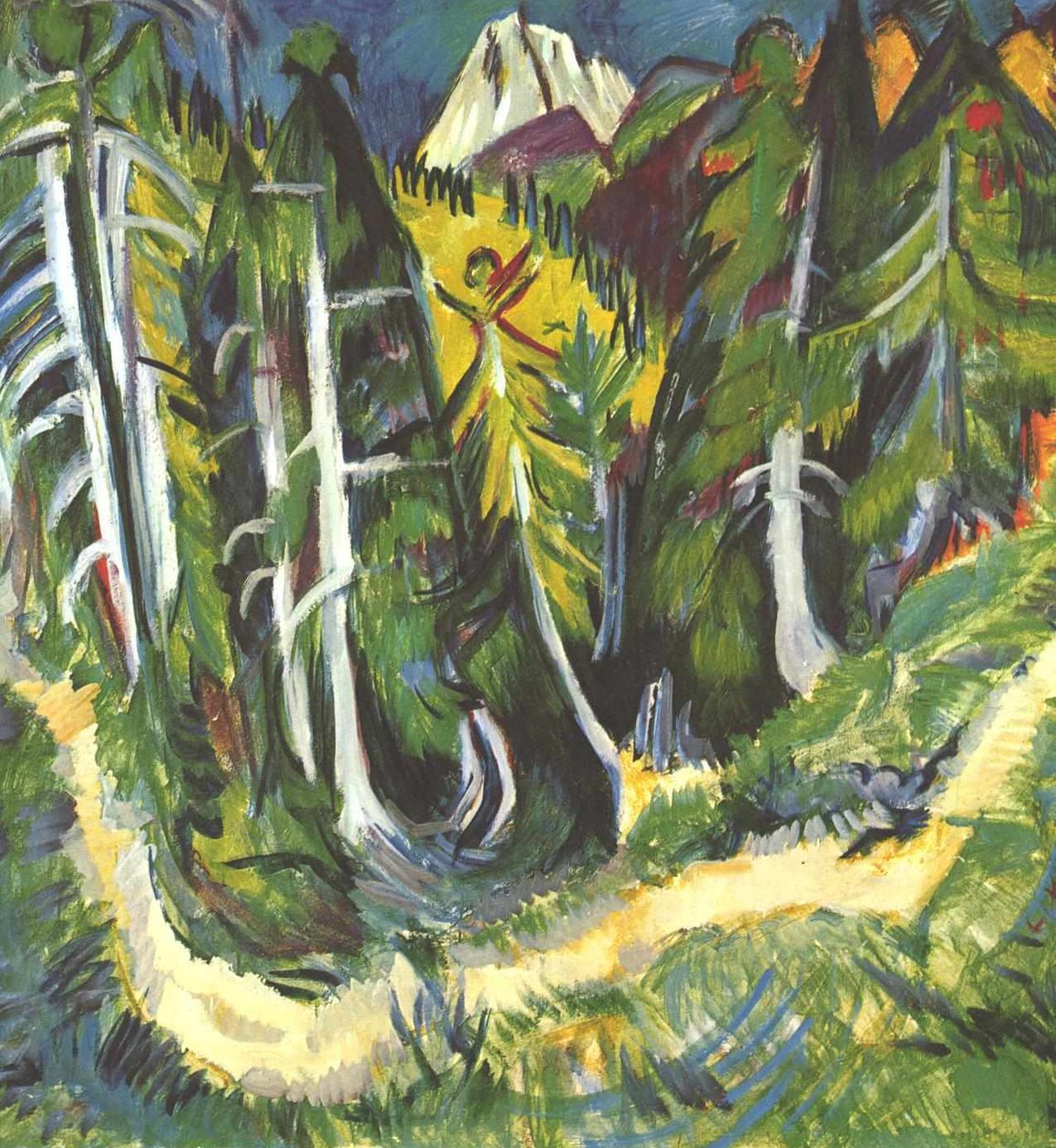 Barranco del bosque de Ernst Ludwig Kirchner