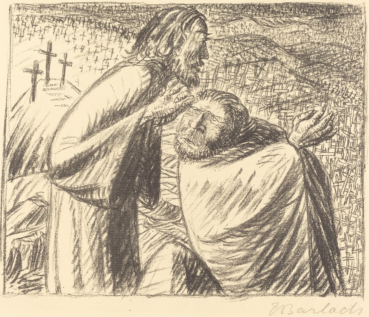 Anno Domini MCMXVI Post Christum Natum, 1916 de Ernst Barlach