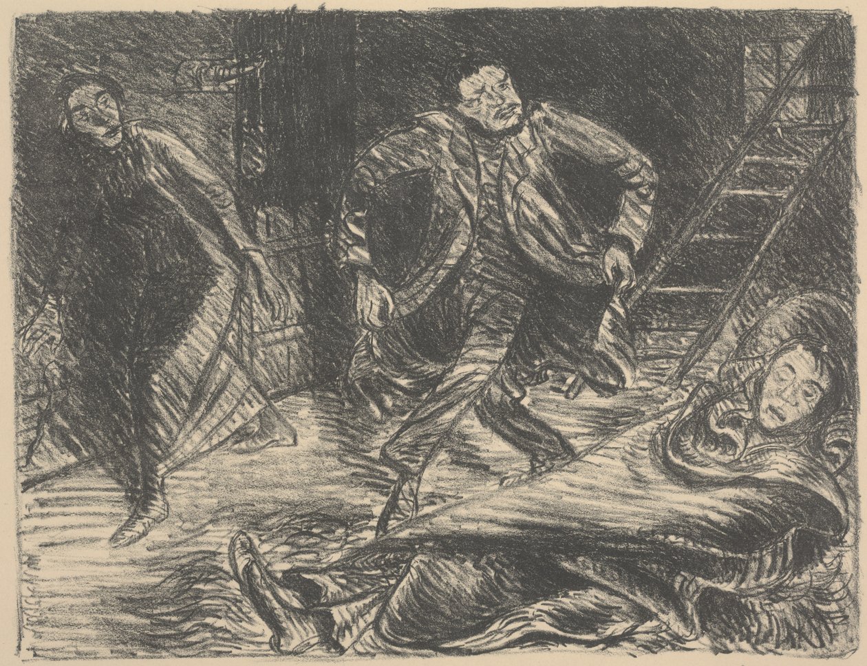 Baile Desesperado, ilustración para la obra 
