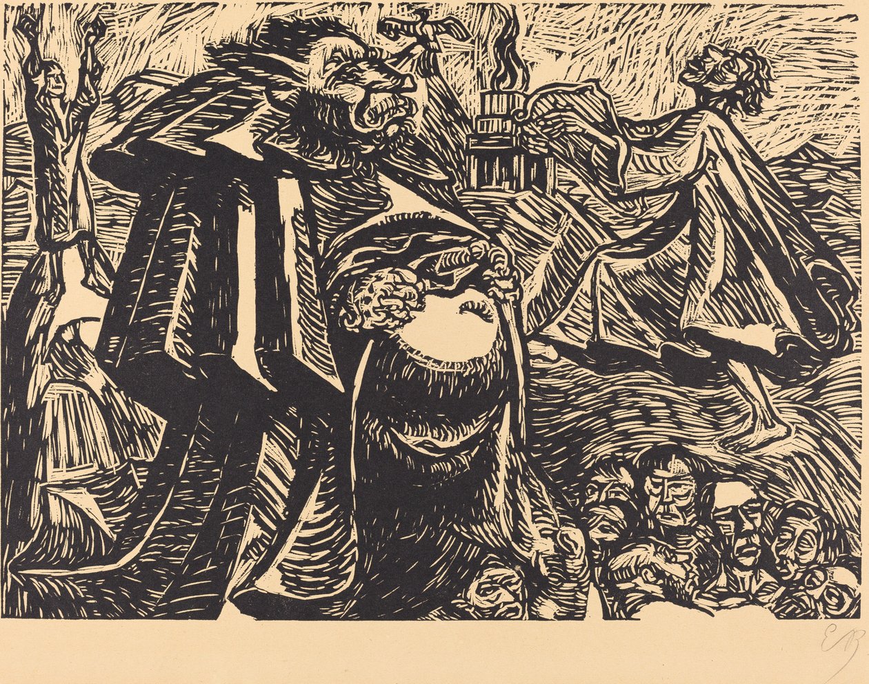 Dios Vientre, 1921 de Ernst Barlach