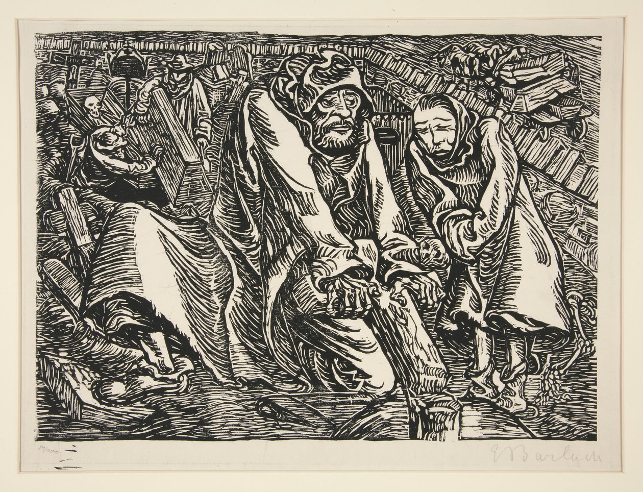 Ladrones de cruces y tumbas de Ernst Barlach
